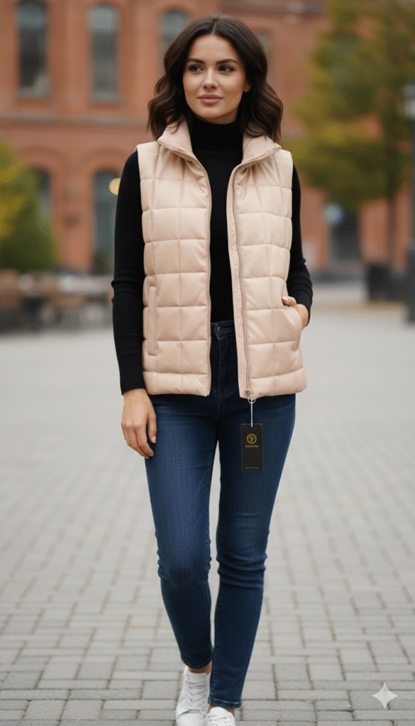 безрукавка-эко кожа