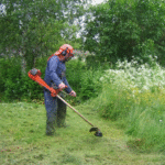 покос травы