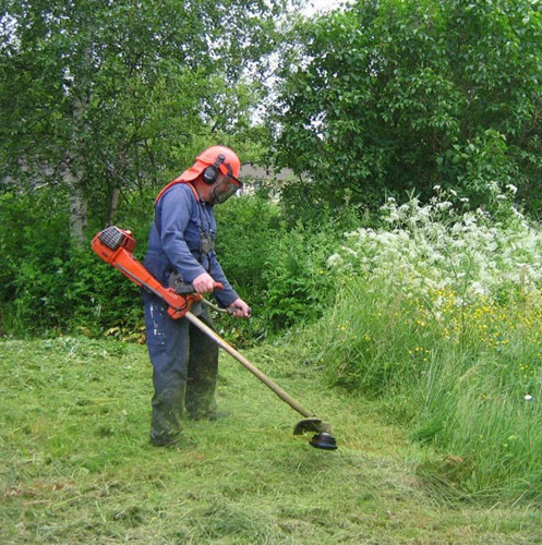 покос травы