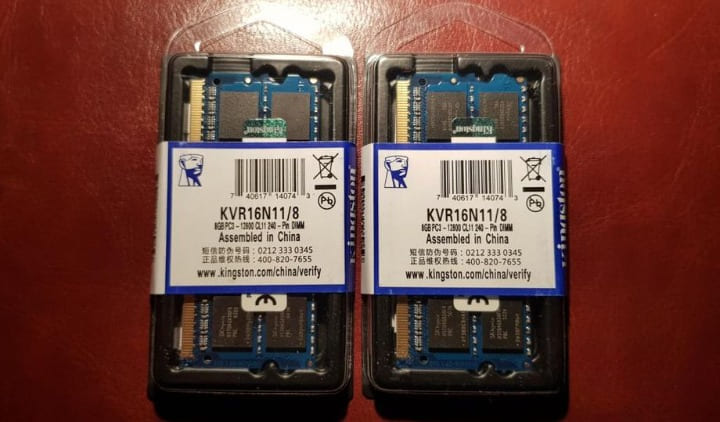 Оперативная память DDR3 8GB, 16G Kingston для...