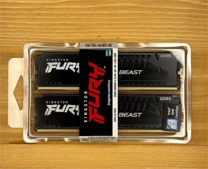 Оперативная память FURY Beast 32GB (2X16Gb Ki...